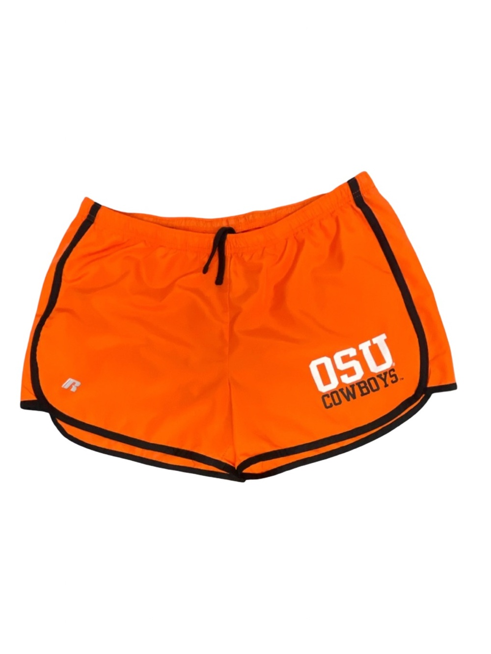 Russell Athletic NCAA OSU Running Shorts Women’s size Large Orange